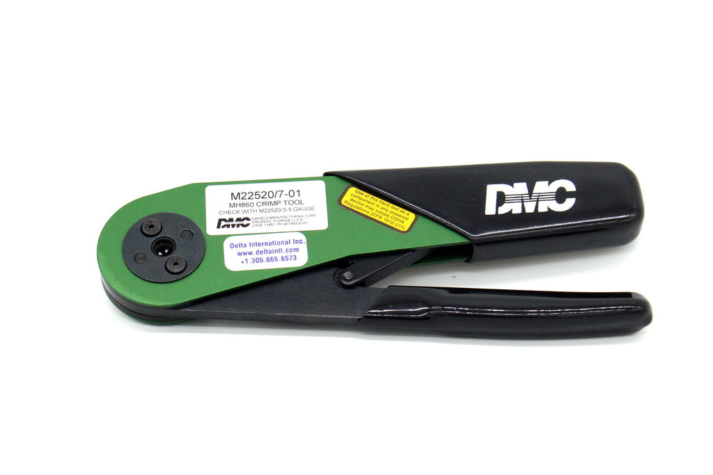 DMC MH860 - Miniature Adjustable Crimp Tool M22520/7-01